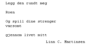 Lfte, av Linn C. Martinsen